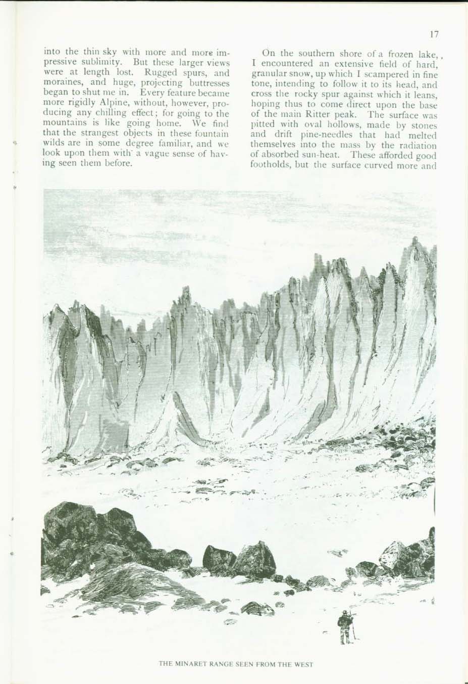IN THE HEART OF THE CALIFORNIA ALPS: a near view of the High Sierra in 1872. vist0026f